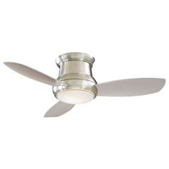 Minka Aire Concept Ii Brushed Nickel LED Ceiling Fan with Light