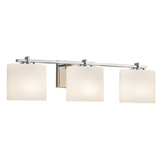 Justice Design Group Era Polished Chrome Bathroom Light