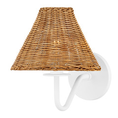 Mitzi Suki Textured White Single Wall Sconce
