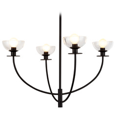 Alora Lighting Alan Pepin Sylvia Matte Black Chandelier