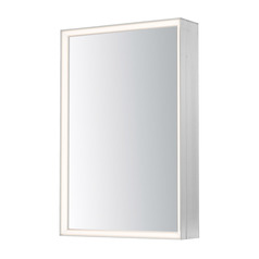 Bevel Rectangle 24-Inch Illuminated Mirror