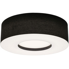 Afx Lighting Montclair Black LED Flushmount Light