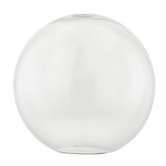 13-Inch Globe Shape Clear Glass