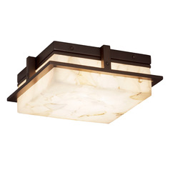 Justice Design Group Avalon Dark Bronze LED Close To Ceiling Light