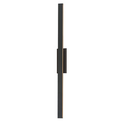 Et2 Alumilux Sideline Black LED Outdoor Wall Light