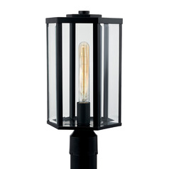Justice Design Edgeworth Medium Outdoor Post Light