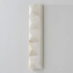 Corbett Lighting Gypsum Vintage Brass LED Vertical Bathroom Light