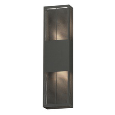 Et2 Grate Architectural Bronze LED Outdoor Wall Light