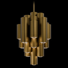 Schonbek Beyond Tamara Aged Brass LED Pendant Light