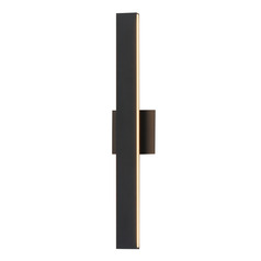 Et2 Alumilux Sideline Black LED Outdoor Wall Light