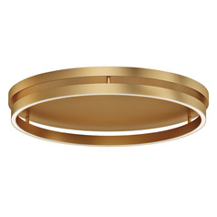 Et2 Groove 5cct Gold LED Flushmount Light