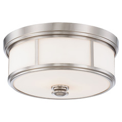 Minka Lavery Harbour Point Brushed Nickel Flushmount Light
