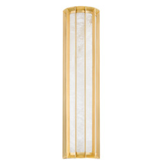Corbett Lighting Leda Vintage Brass LED Vertical Bathroom Light