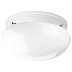 Progress Lighting Fitter White Flushmount Light