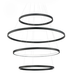 Et2 Groove 5cct Black LED Pendant Light