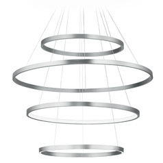 Et2 Groove 5cct Brushed Aluminum LED Pendant Light