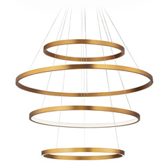 Et2 Groove 5cct Gold LED Pendant Light