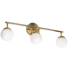 Afx Lighting Pearl Satin Brass LED Bathroom Light