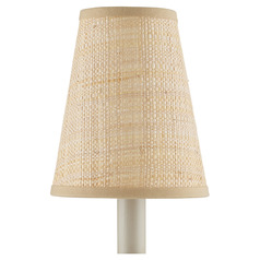 Natural Grasscloth Conical Lamp Shade