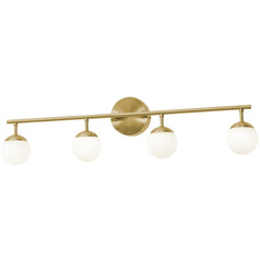 Afx Lighting Pearl Satin Brass LED Bathroom Light