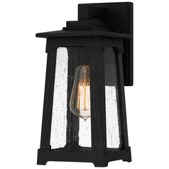 Quoizel Lighting Drescher Matte Black Outdoor Wall Light
