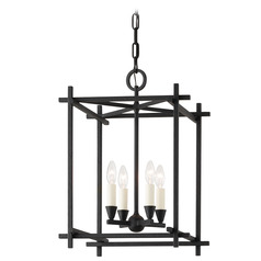 Troy Lighting Huck Black Iron Pendant Light