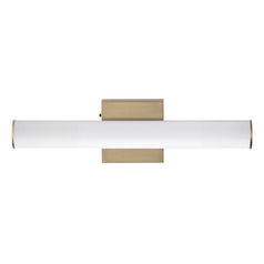 Maxim Lighting Rail 5cct Natural Aged Brass LED Vertical Bathroom Light