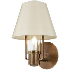 Troy Lighting Lauren Liess Kindle Patina Brass & Soft Sand LED Sconce
