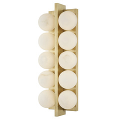 Corbett Lighting Emille Vintage Brass LED Sconce