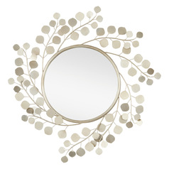 Lunaria Round 37.5-Inch Decorative Mirror