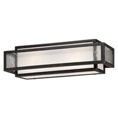 Minka Lavery Camden Square Aged Charcoal Bathroom Light