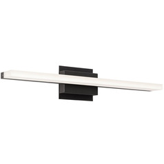 Afx Lighting Ramona Black LED Vertical Bathroom Light