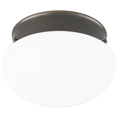 Progress Lighting Fitter Antique Bronze Flushmount Light
