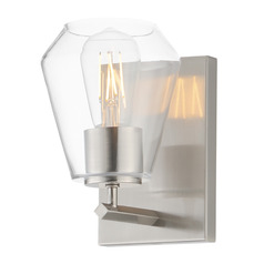 Maxim Lighting Geode Satin Nickel Sconce