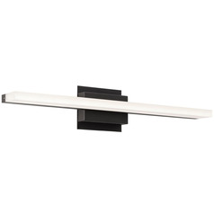 Afx Lighting Ramona Black LED Vertical Bathroom Light