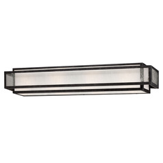 Minka Lavery Camden Square Aged Charcoal Bathroom Light