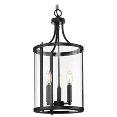 Progress Lighting Atwell 1-Light Matte Black Pendant Light