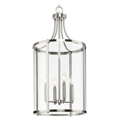 Progress Lighting Atwell 1-Light Brushed Nickel Mini Pendant