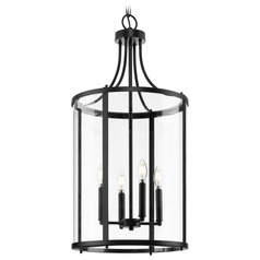 Progress Lighting Atwell 1-Light Matte Black Mini Pendant