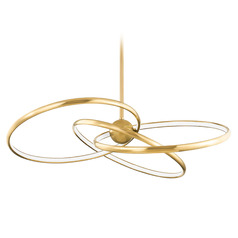 Corbett Lighting Alula Vintage Brass LED Chandelier