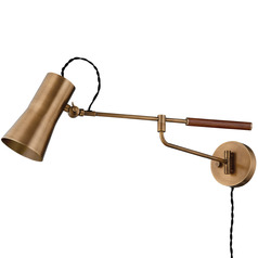 Troy Lighting Lauren Liess Novel Patina Brass LED Swing Arm Lamp