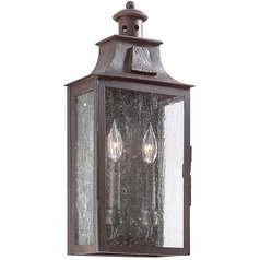 Troy Lighting Newton Soft Off Black Outdoor Wall Light