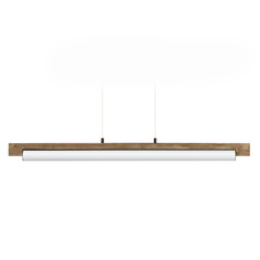 Et2 Joist Driftwood & Charcoal LED Island Light with Cylindrical Shade