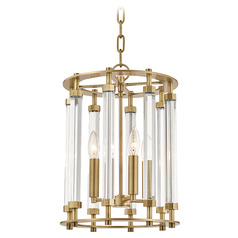 Hudson Valley Lighting Haddon Aged Brass Pendant Light