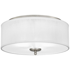 Quoizel Lighting Blanche Brushed Nickel Flushmount Light