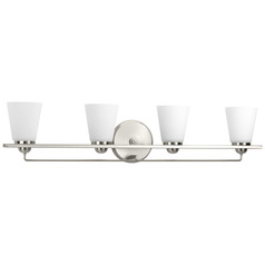 Progress Lighting Flight Brushed Nickel Bathroom Light
