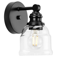 Progress Lighting Ambrose Matte Black Sconce