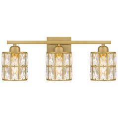 Quoizel Lighting Gibson Aged Brass Bathroom Light