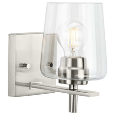 Progress Lighting Calais Brushed Nickel Sconce
