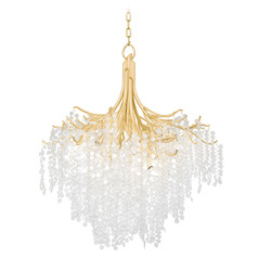 Corbett Lighting Genoa Gold Leaf LED Chandelier